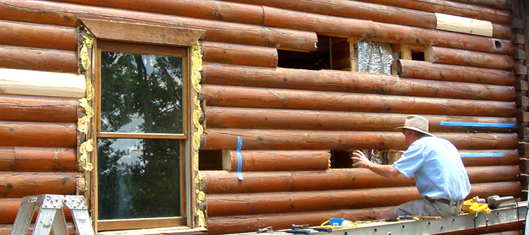 Log Home Repair Clarke County, Georgia